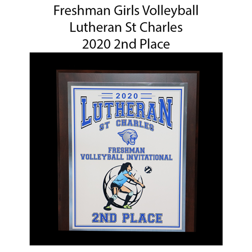 Freshman Girls Volleyball Lutheran St. Charles 2020 2nd Place 